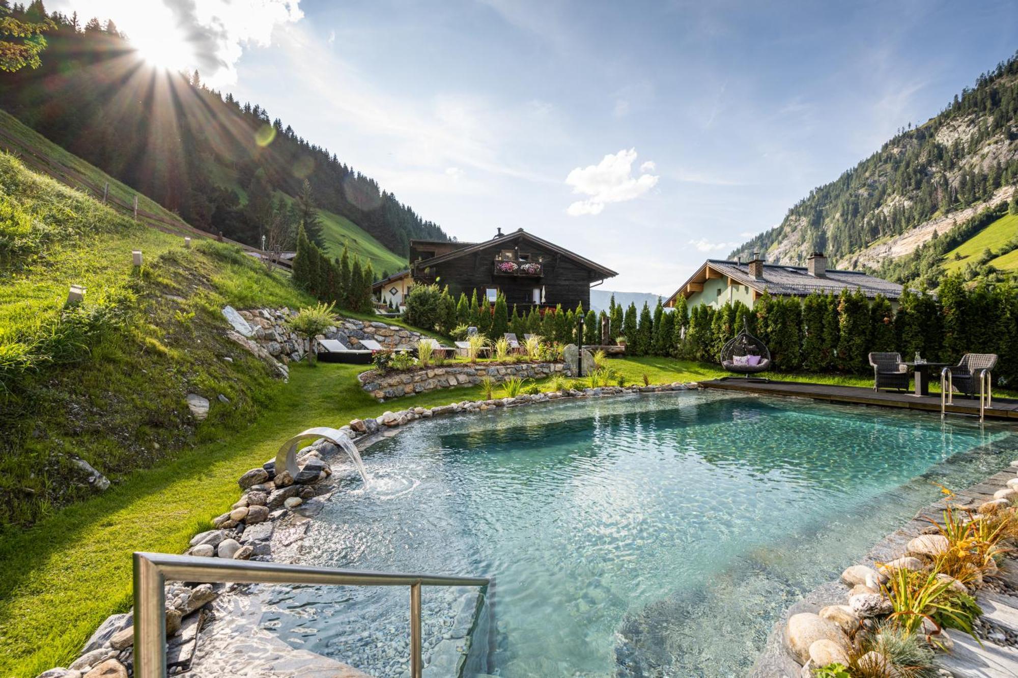 Naturhotel Huettenwirt Im Grossarltal Hüttschlag Exterior foto